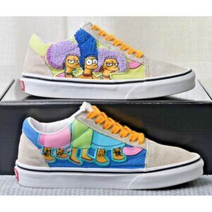 PRE-OWNED Size: 5 Men/6.5 Women | The Simpsons x Vans Old Skool 'The Bouviers'